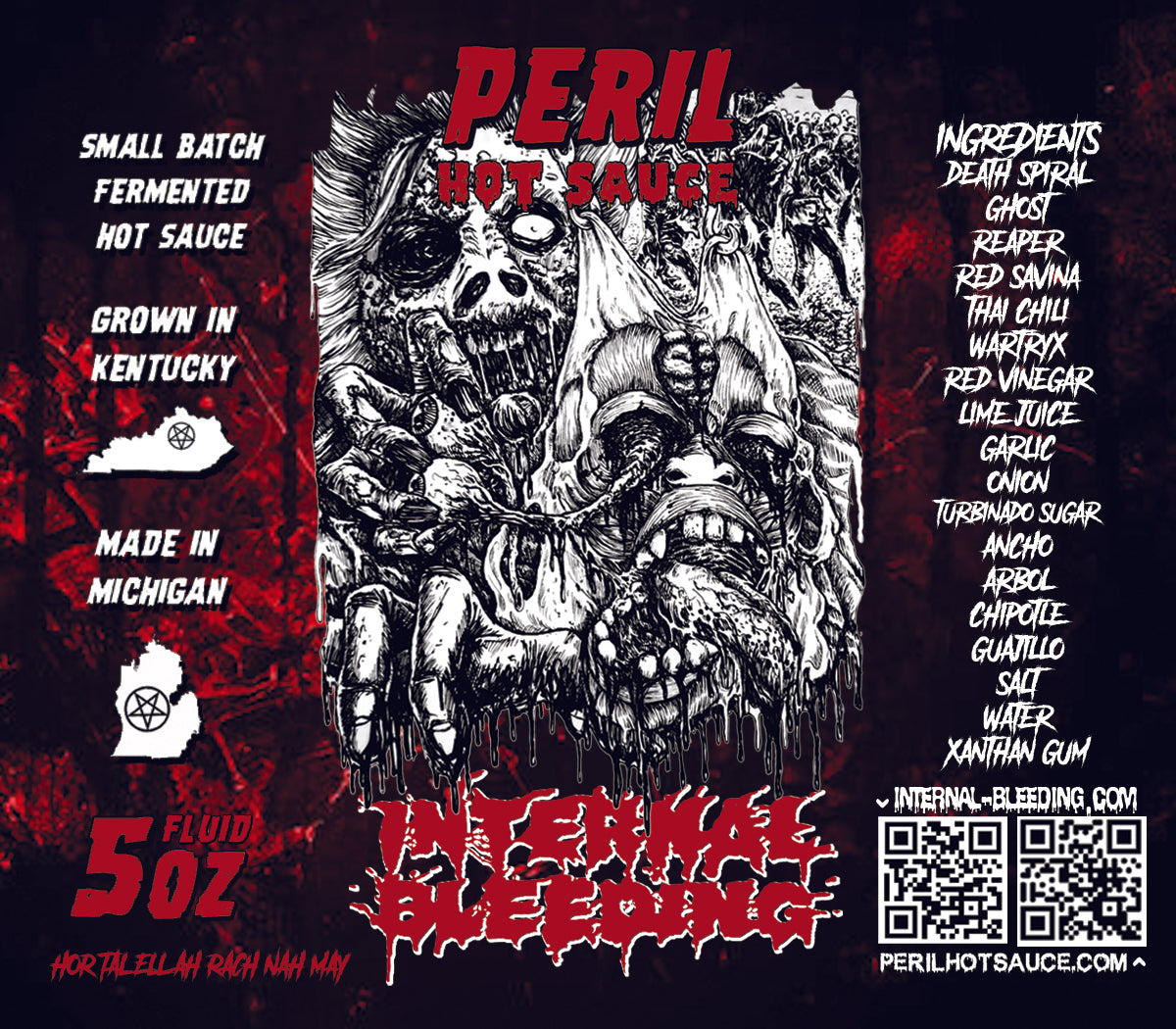 Internal Bleeding Special Edition wax dipped bottle