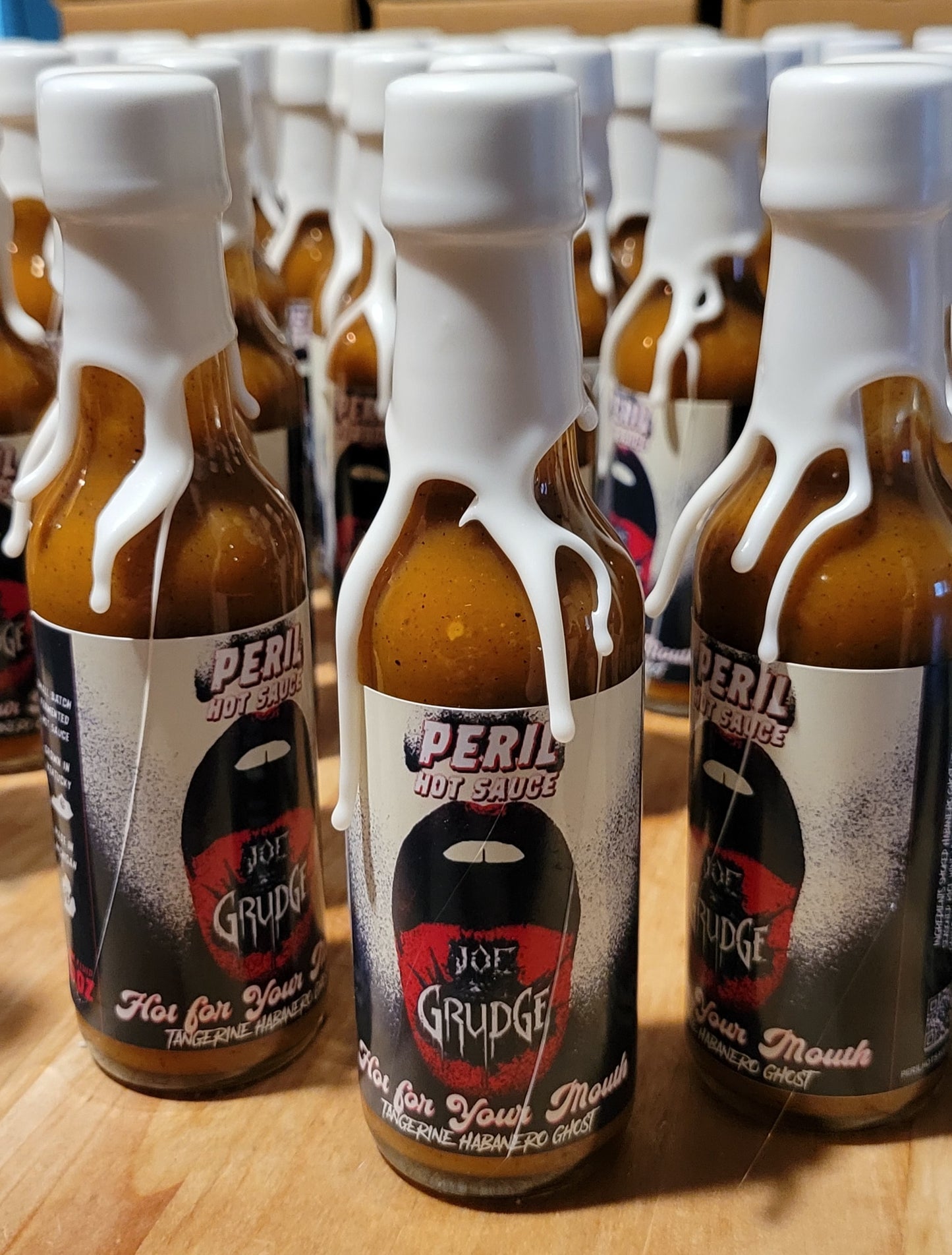 JOE GRUDGE - Hot for Your Mouth Special Edition wax dipped bottle