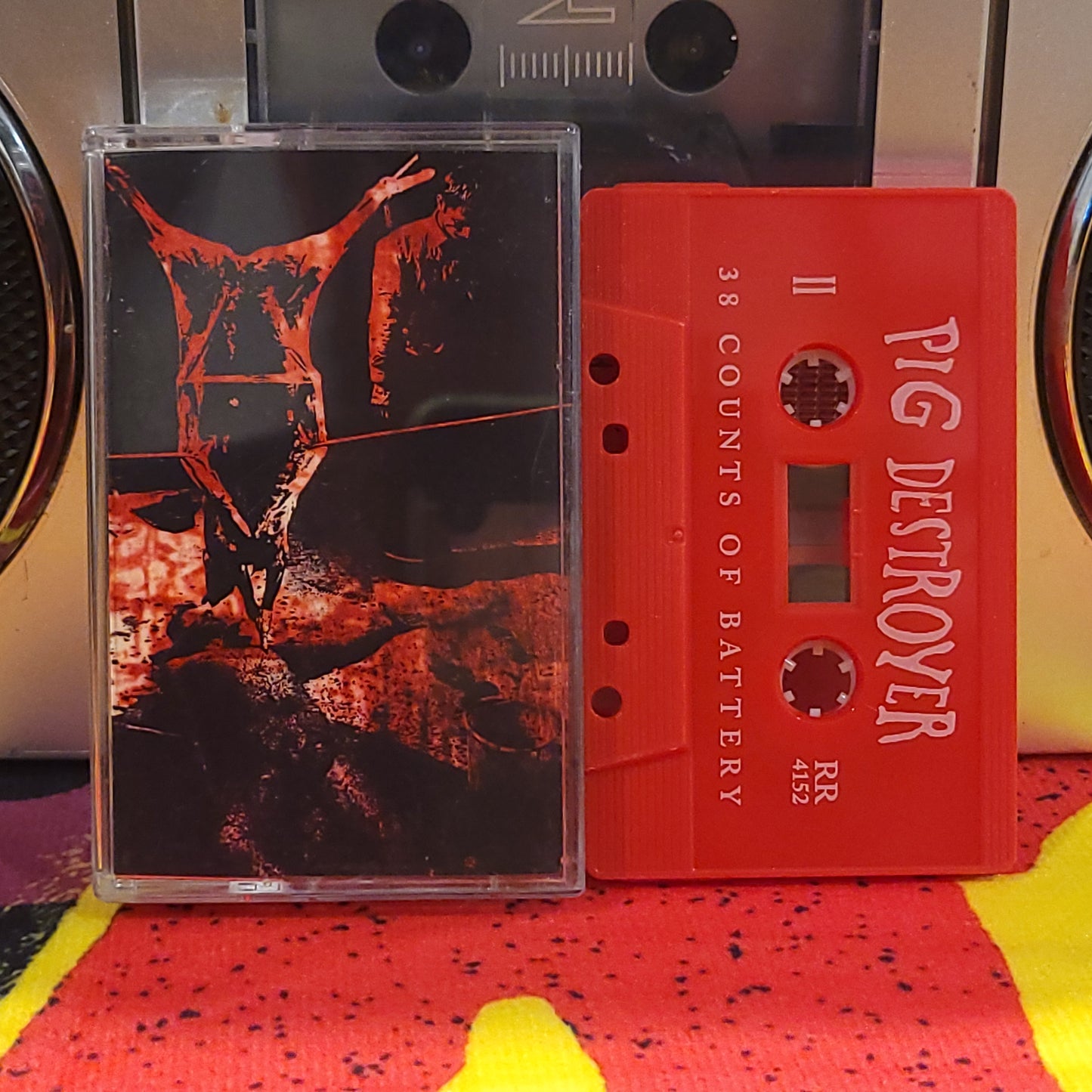 PIG DESTROYER - '38 Counts of Battery' cassette