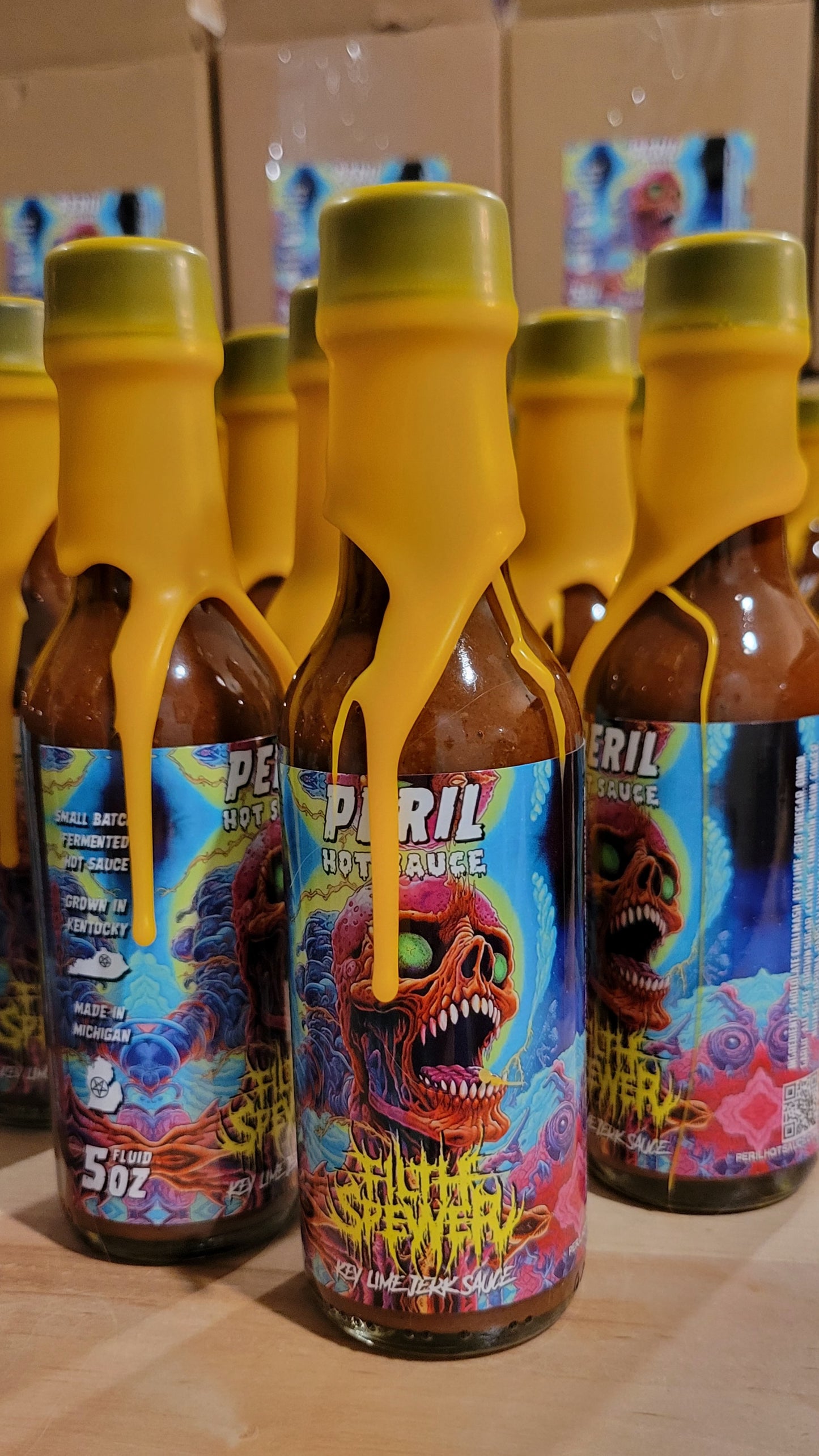FILTH SPEWER Special Edition wax dipped bottle