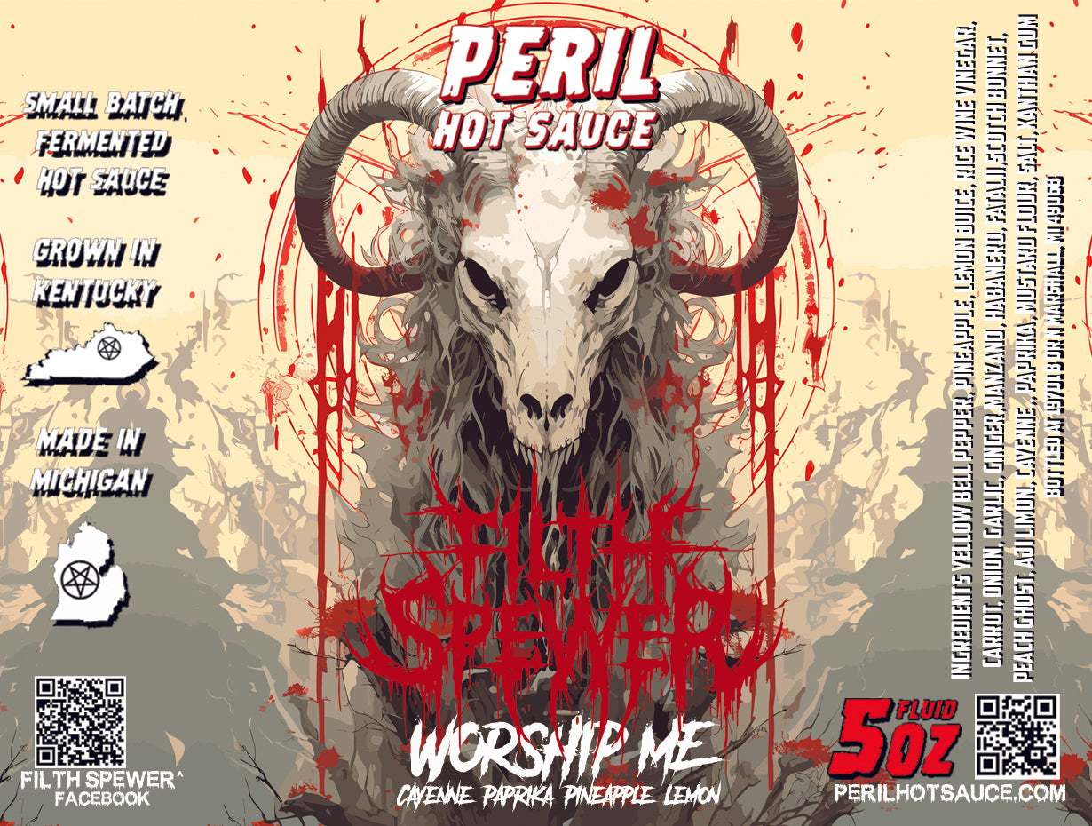 FILTH SPEWER - Worship Me Special Edition wax dipped bottle