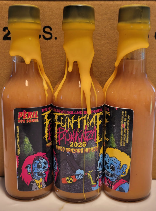 NEW ENGLAND FUN TIME DEATH METAL BONANZA - Special Edition wax dipped bottle