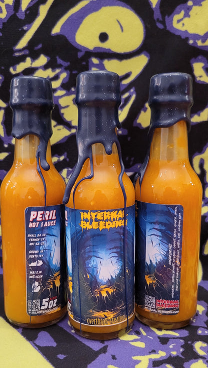 INTERNAL BLEEDING - Overthrow Creation Special Edition wax dipped bottle