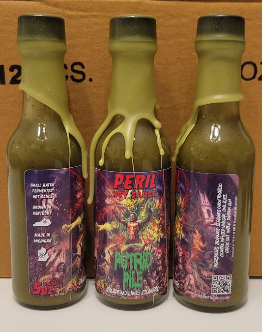 PUTRID PILE - Cilantro Lime Jalapeno Special Editon wax dipped bottle