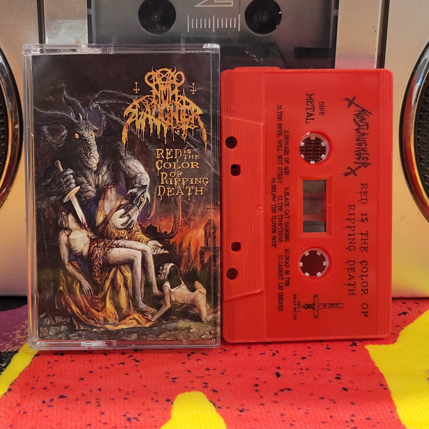 NUNSLAUGHTER - 'Red is the Color of Ripping Death' cassette