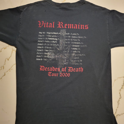 VITAL REMAINS (Large) 2006 Vintage Decades of Death Tour