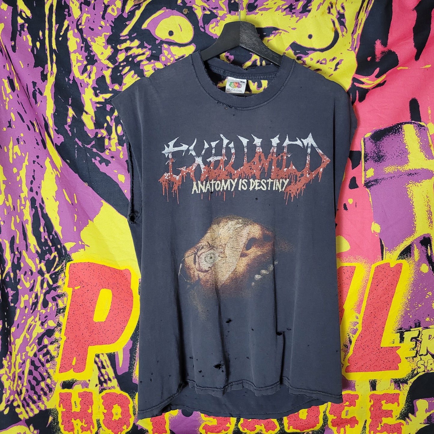 EXHUMED (Large) 2004 Vintage Anatomy is Destiny Tour Shirt