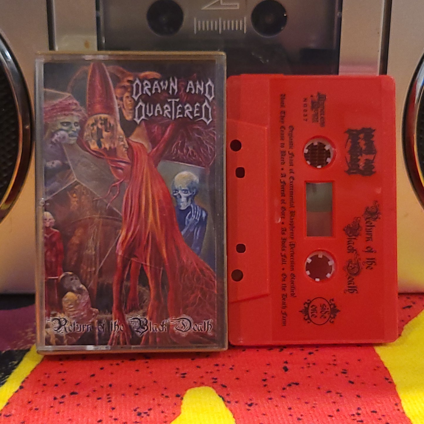 DRAWN AND QUARTERED - 'Return of the Black Death' cassette