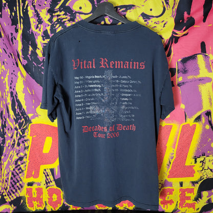 VITAL REMAINS (Large) 2006 Vintage Decades of Death Tour