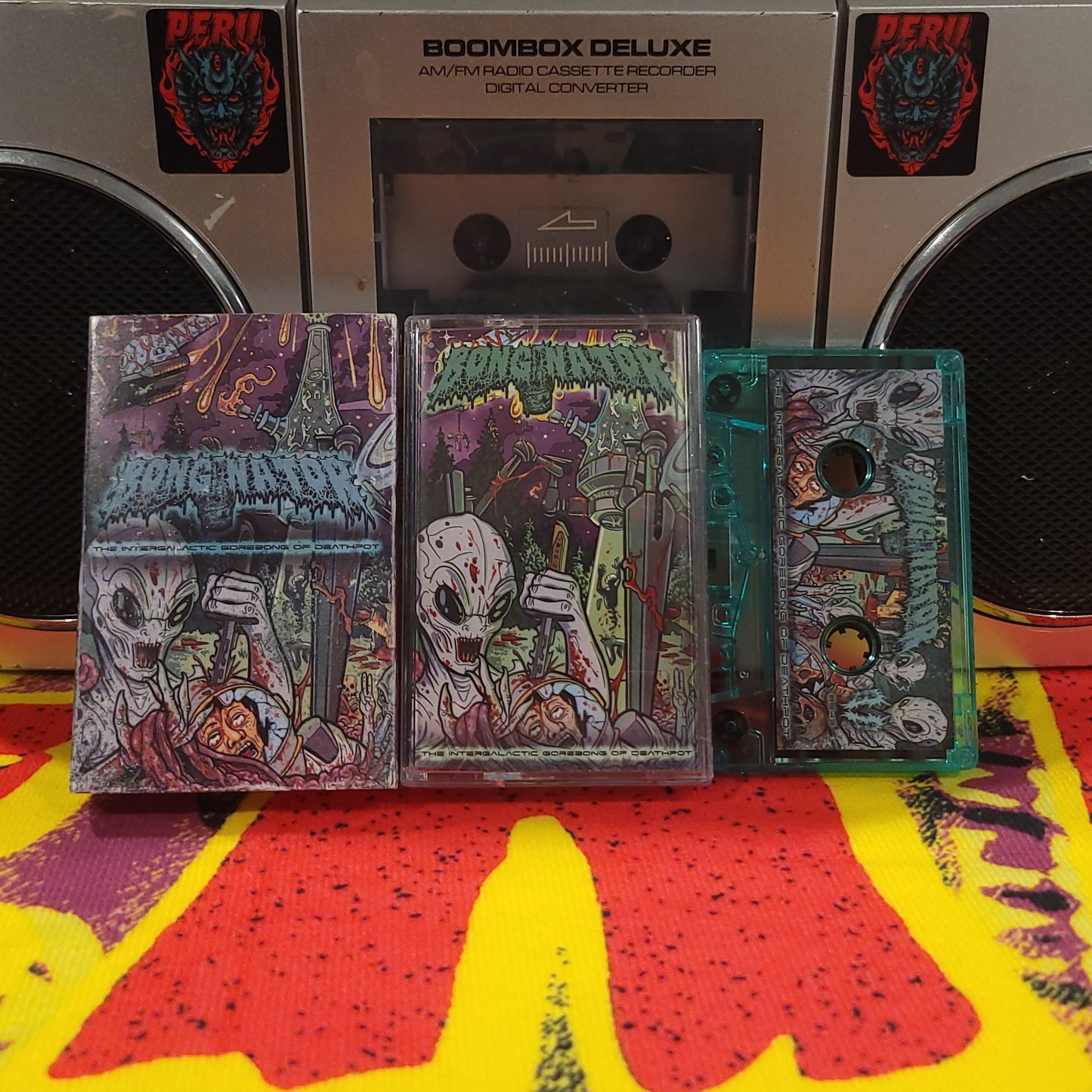 BONGINATOR - 'The Intergalactic Gorebong of Deathpot' cassette